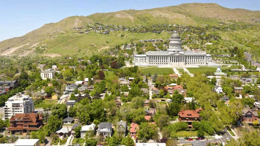 Salt Lake city - Beeline Pest Control The Utah State Capitol in Salt Lake City.