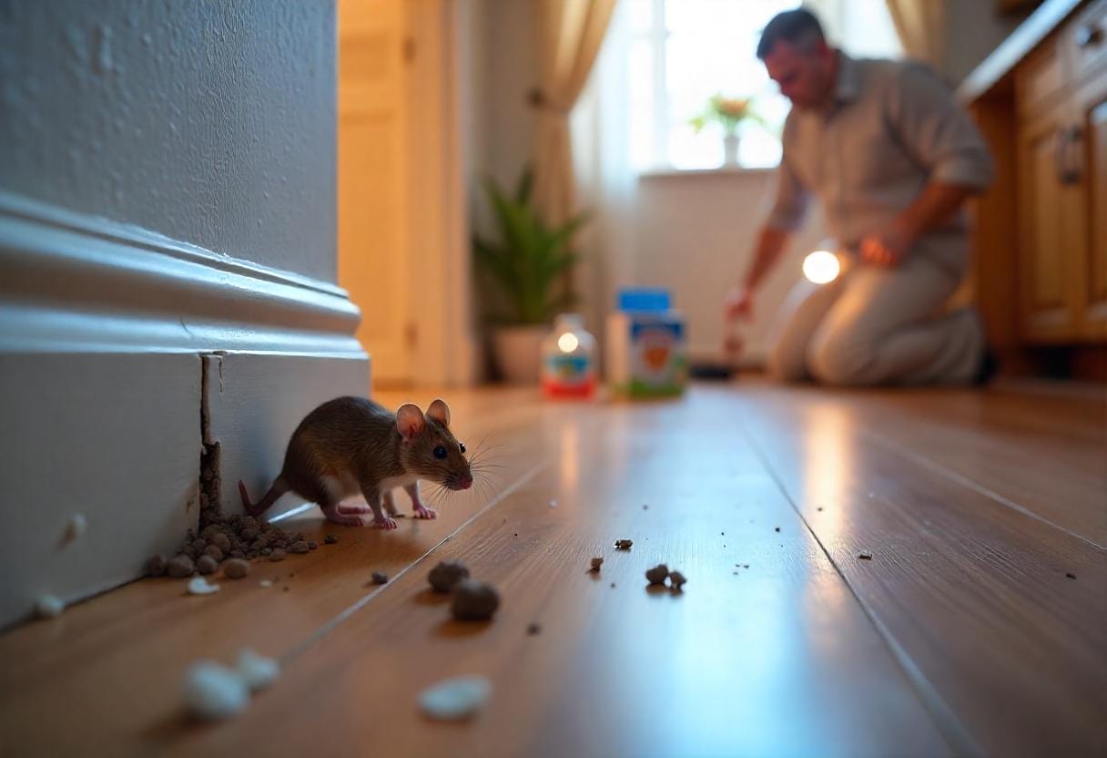 Rat inside the house