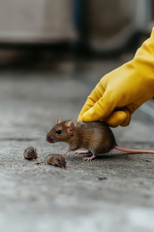 mouse-is-being-held-by-human-hand - Beeline Pest Control Hand holding a rat