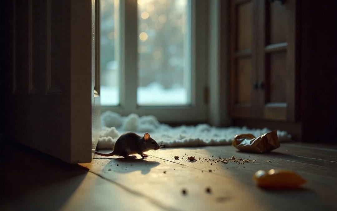 Mice are going to be seeking warmer shelter